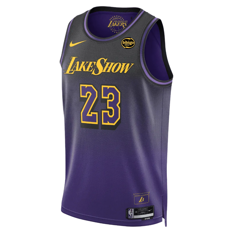Camisa NBA Los Angeles Lakers City Edition Swingman Jersey 24/25 LeBron James 23