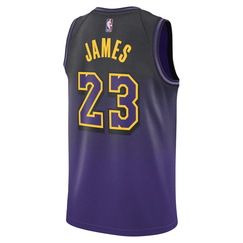 Camisa NBA Los Angeles Lakers City Edition Swingman Jersey 24/25 LeBron James 23