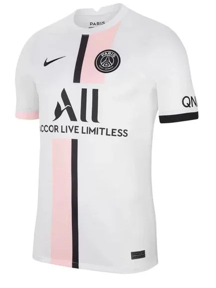 PSG II 21/22 Shirt - Nike Men's Fan Shirt - White and Pink