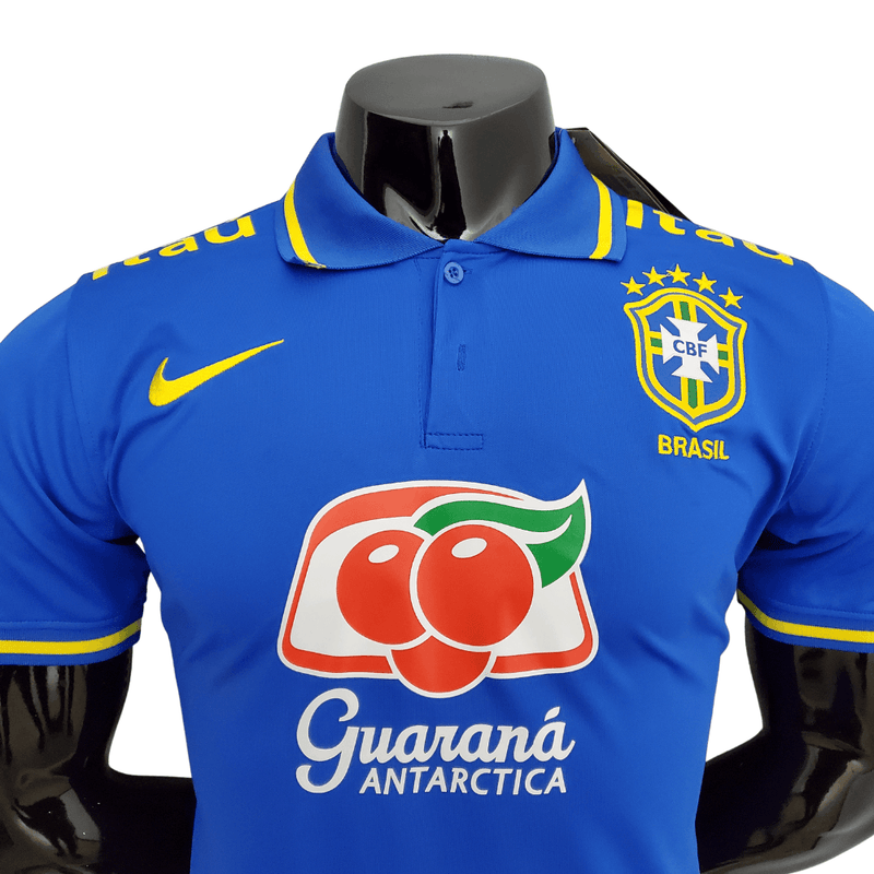 Blue Brazil Polo Shirt - Nike