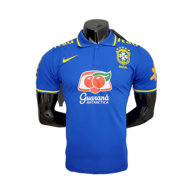Blue Brazil Polo Shirt - Nike